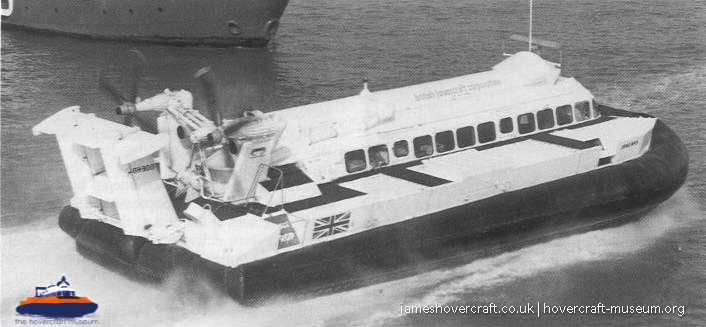 SRN6 passenger hovercraft -   (submitted by The <a href='http://www.hovercraft-museum.org/' target='_blank'>Hovercraft Museum Trust</a>).